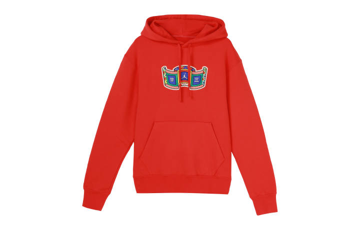 Jordan Jordan Sweatshirts Men's Red Hooded Moderate Regular