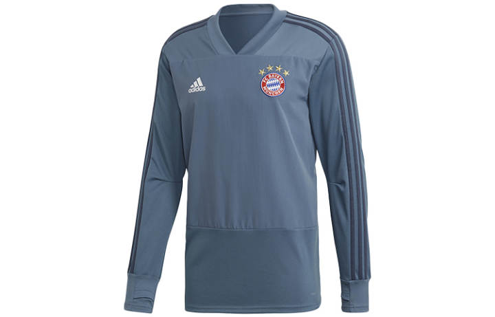 Adidas Adidas Sweatshirts Men's Gray Blue V Neck Moderate Regular