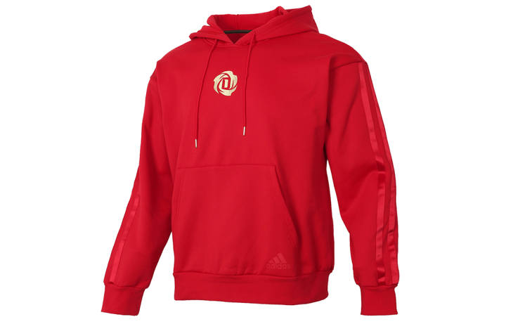 Adidas Adidas CNY Collection Sweatshirts Men's Scarlet Hooded Moderate Regular
