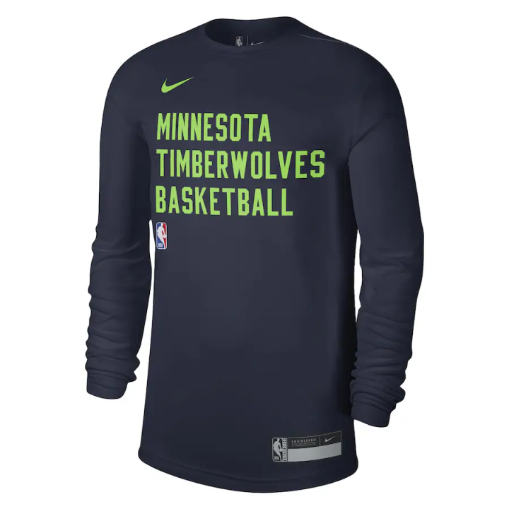 Nike Nike T Shirt 2023/24 Season, Minnesota Timberwolves Unisex Marine Blue