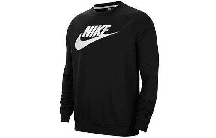 Nike Nike Sweatshirts Men's Black Crew Neck Moderate Regular