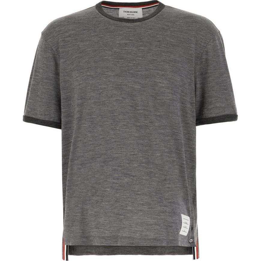 THOM BROWNE THOM BROWNE Classic Crew Neck T Shirt