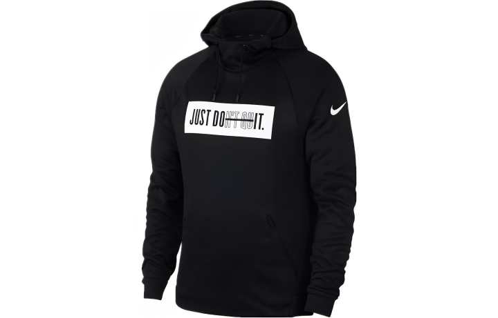 Nike Nike Sweatshirts Men's Black Hooded Moderate Regular