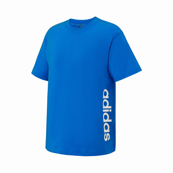 Adidas Adidas T Shirts Men's Dark Blue Crew Neck Moderate