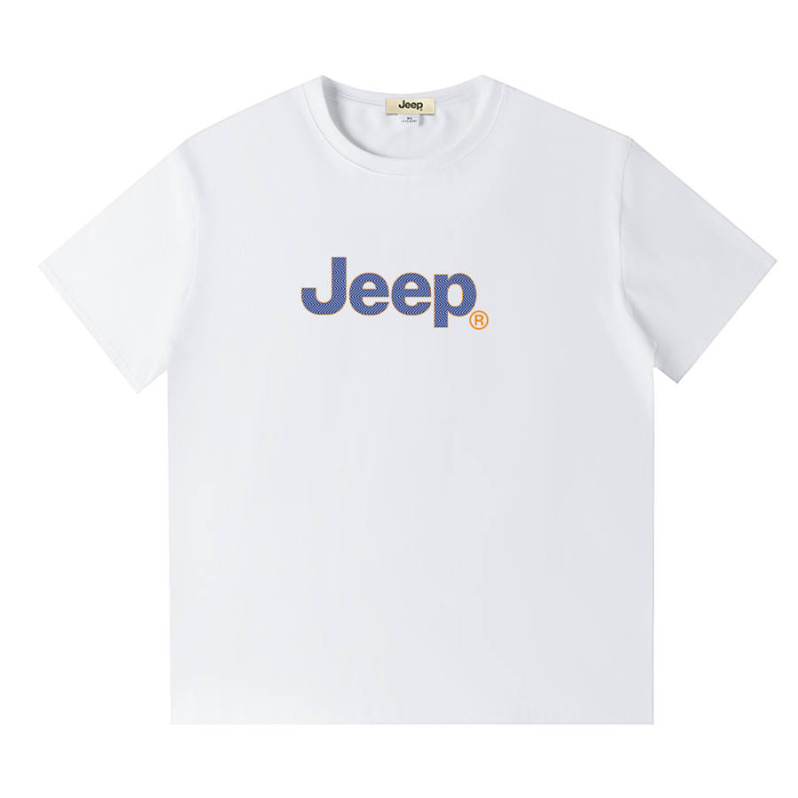 Jeep T Shirts Unisex Crew Neck Thin Straight Fit