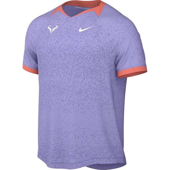 Nike Nike T Shirts Men's Purple Crew Neck Moderate