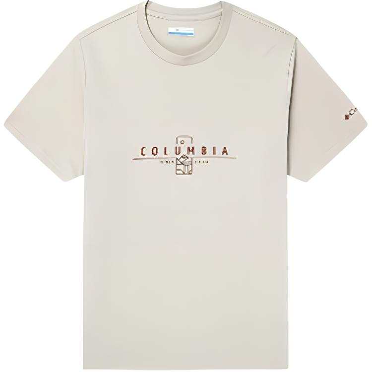 Columbia T Shirt Unisex Apricot
