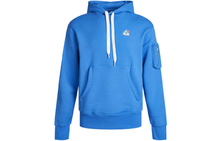Nike Nike Sweatshirts Men's Blue Hooded Moderate Regular