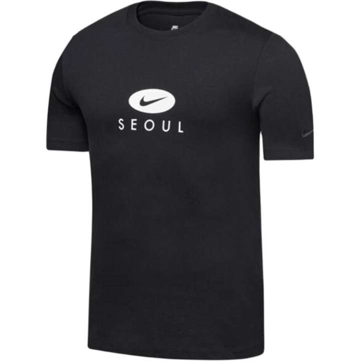 Nike Nike T Shirts Men's Black Crew Neck Moderate