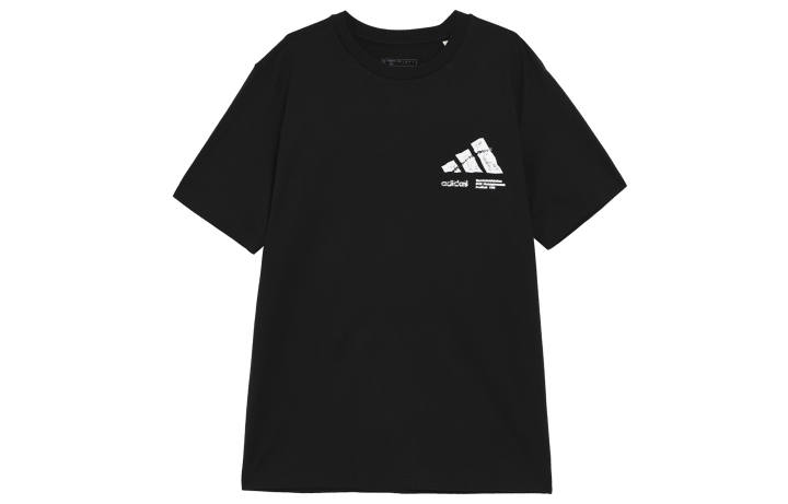 Adidas Adidas T Shirts Men's Black Crew Neck Moderate