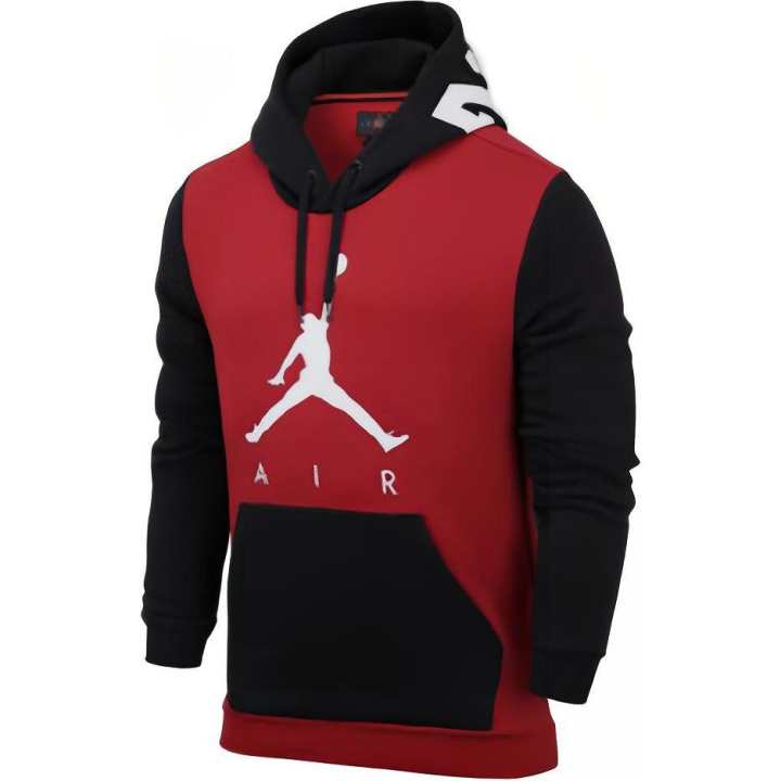 Jordan Jordan Sweatshirts Men's Red Hooded Moderate Regular