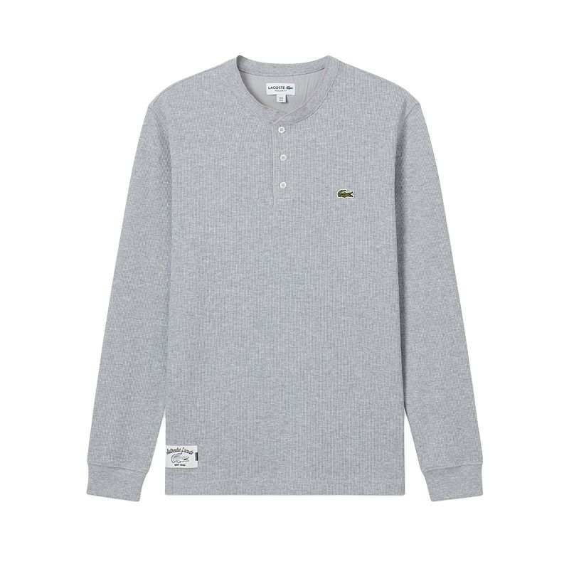 LACOSTE LACOSTE T Shirts Men's Henry Collar Moderate