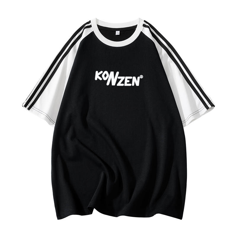 KONZEN· T Shirts Unisex Crew Neck Moderate Straight Fit