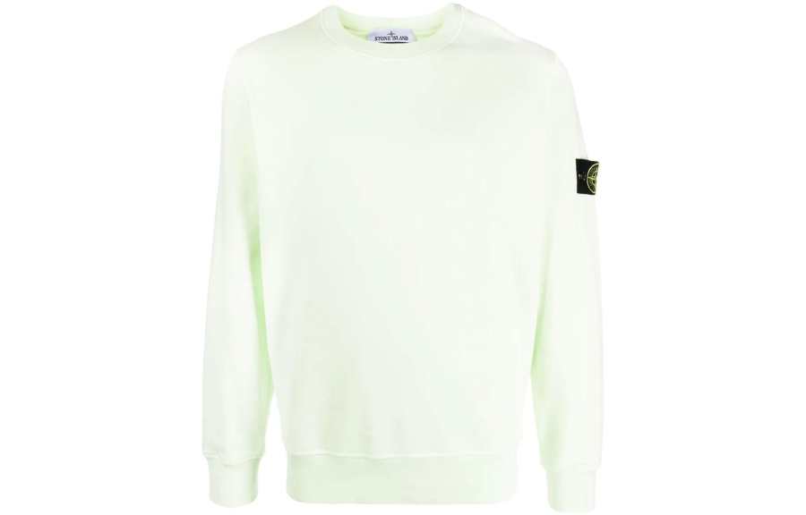 STONE ISLAND Stone Island Compass-patch crew-neck sweatshirt