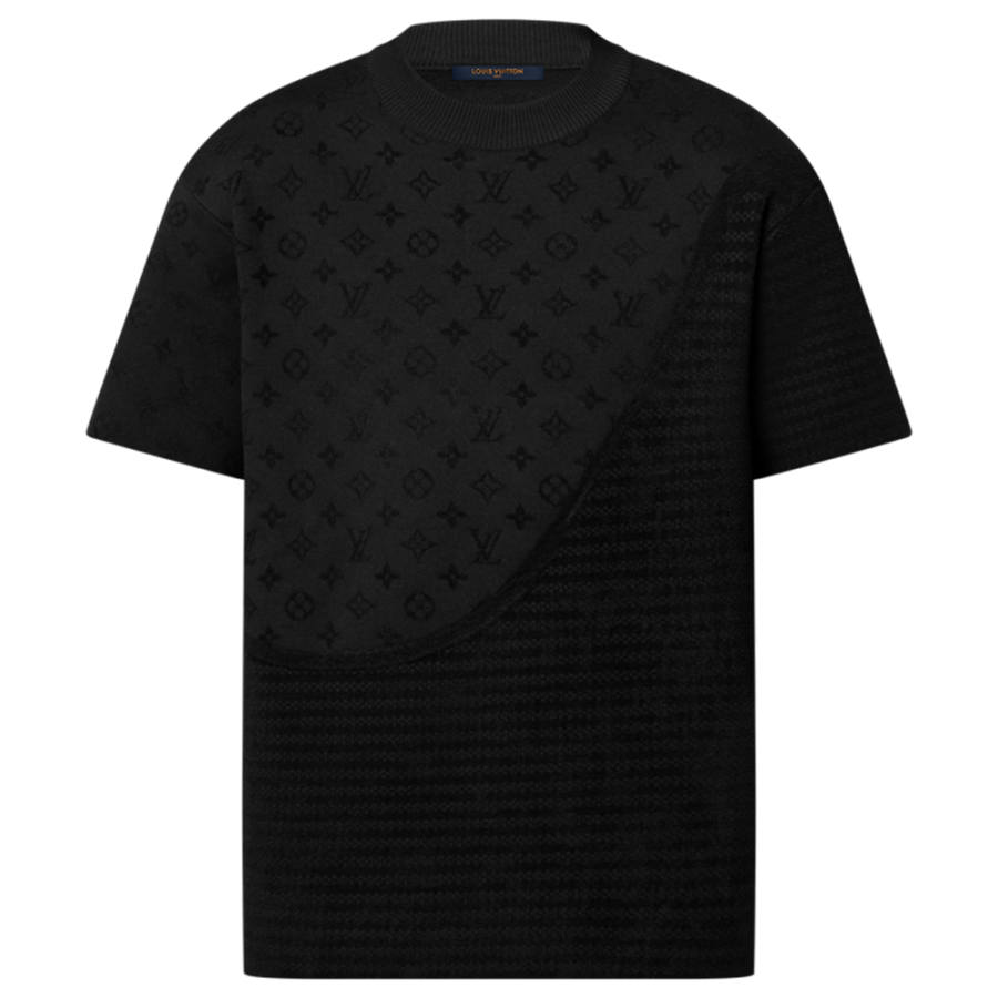 LOUIS VUITTON Graphic Jacquard Short Sleeved Crewneck