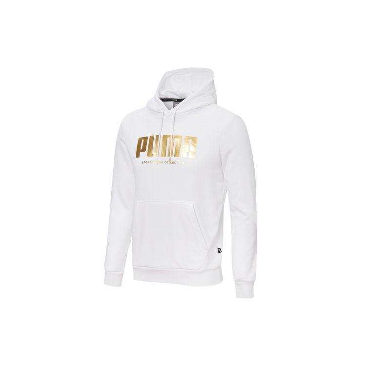 PUMA Sweatshirts Men's White Hooded Moderate Other