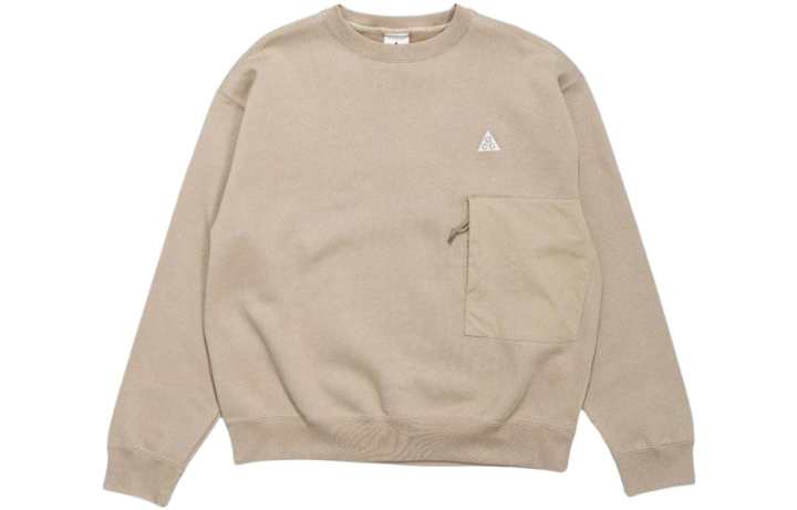 Nike Nike Sweatshirts Men's Khaki Crew Neck Moderate Other