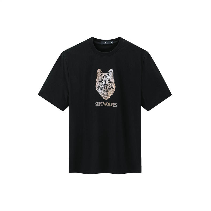 SEPTWOLVES SEPTWOLVES T Shirts Unisex Crew Neck Moderate