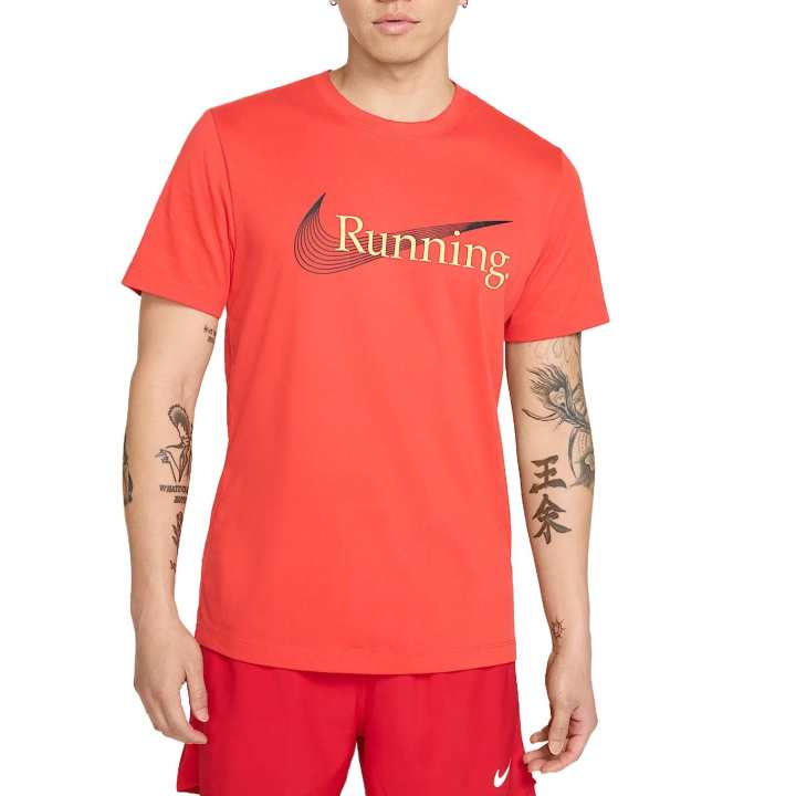 Nike Nike Dri Fit T Shirt Men's Light Red