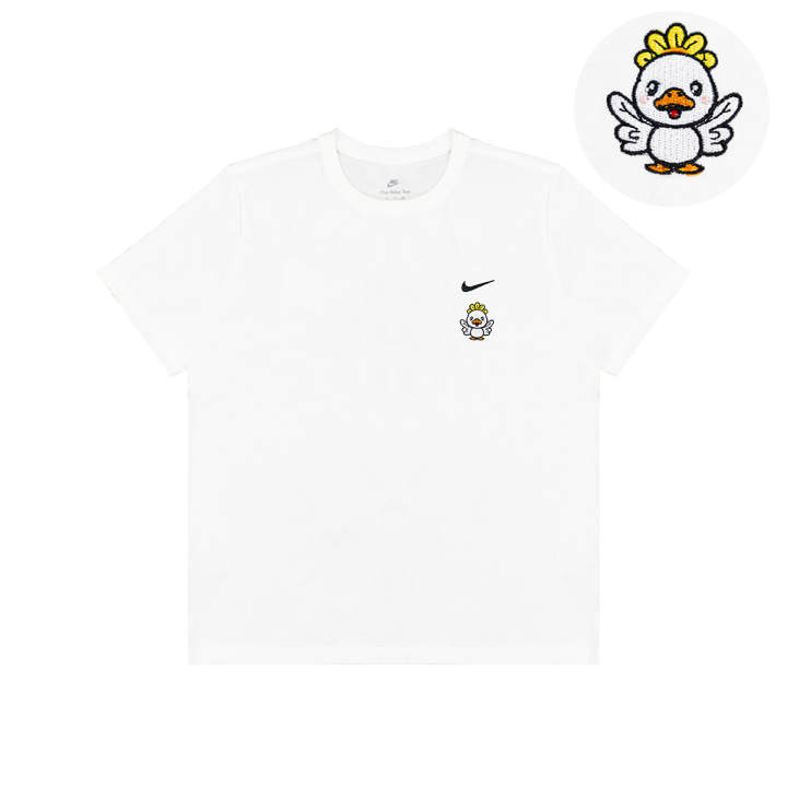 Nike Nike T Shirts Unisex White Crew Neck Moderate Straight Fit