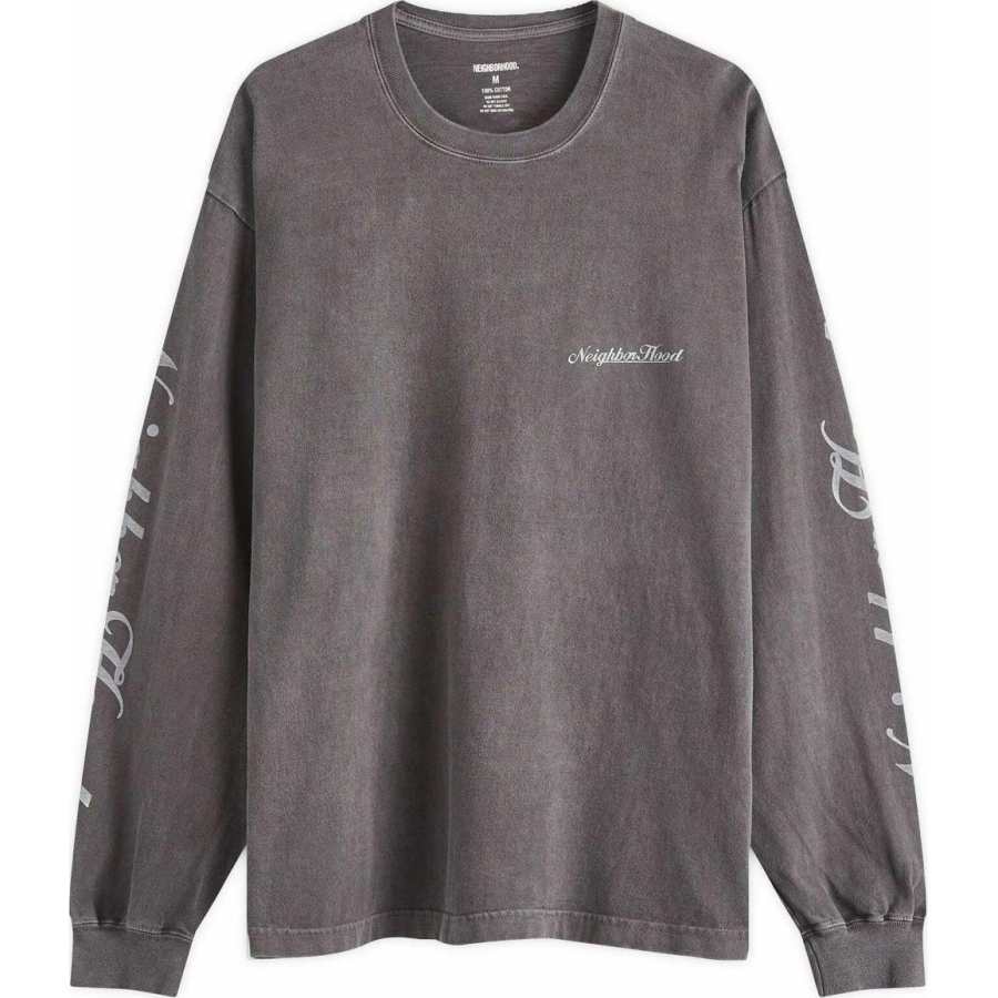 NEIGHBORHOOD Long sleeve Logo T shirt