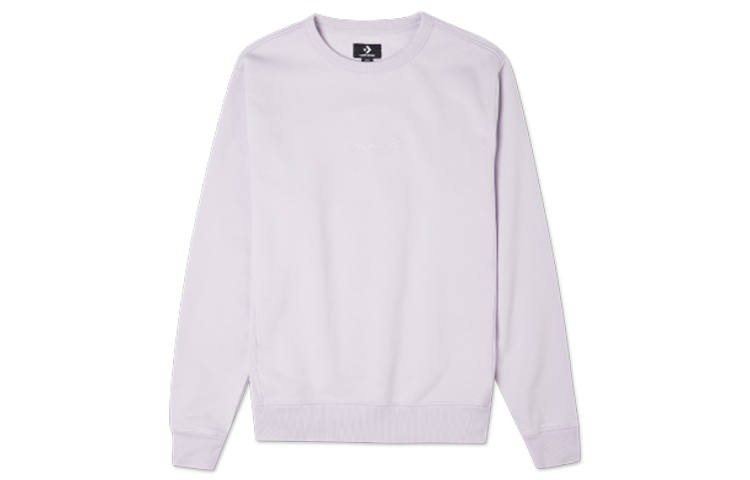 Converse Converse Sweatshirts Men's Light Purple Crew Neck Thickened Regular