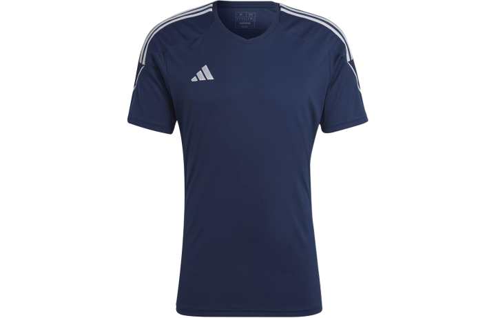 Adidas Adidas T Shirts Men's Dark Blue Crew Neck Moderate Straight Fit