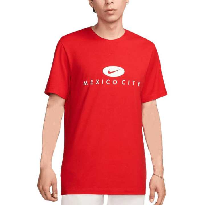 Nike Nike T Shirts Men's Red Crew Neck