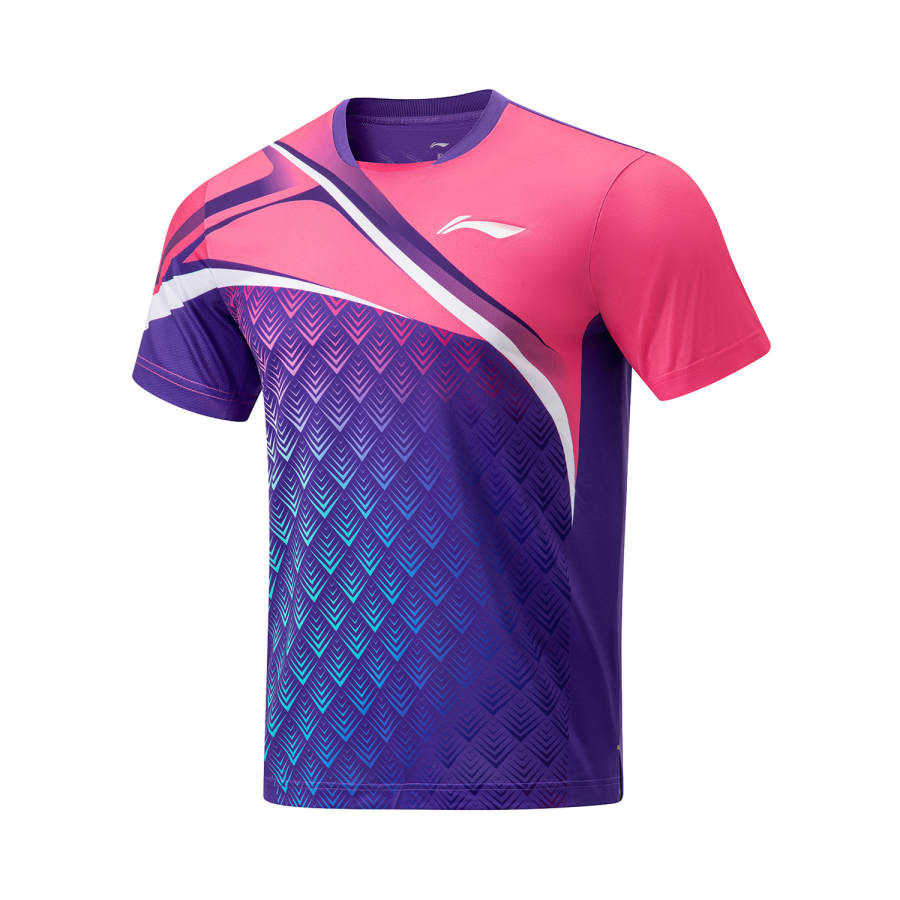 Li-Ning Li Ning Table Tennis Collection T Shirt Unisex Purple