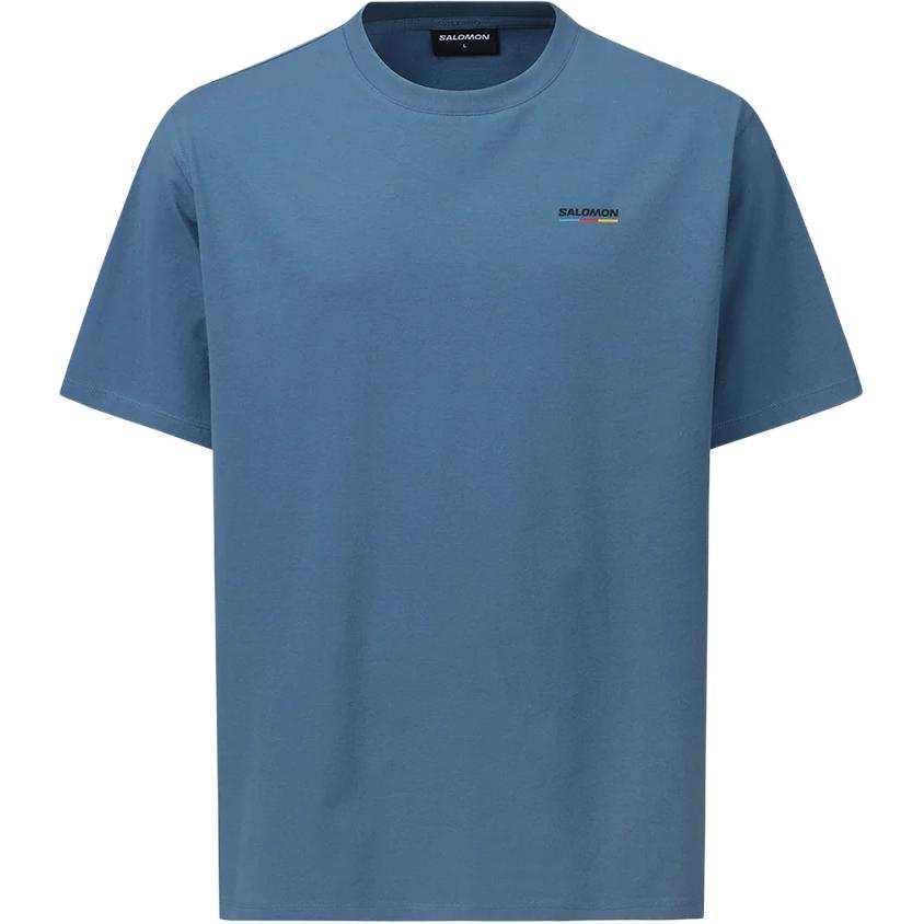 SALOMON UNI T Shirt Unisex Blue