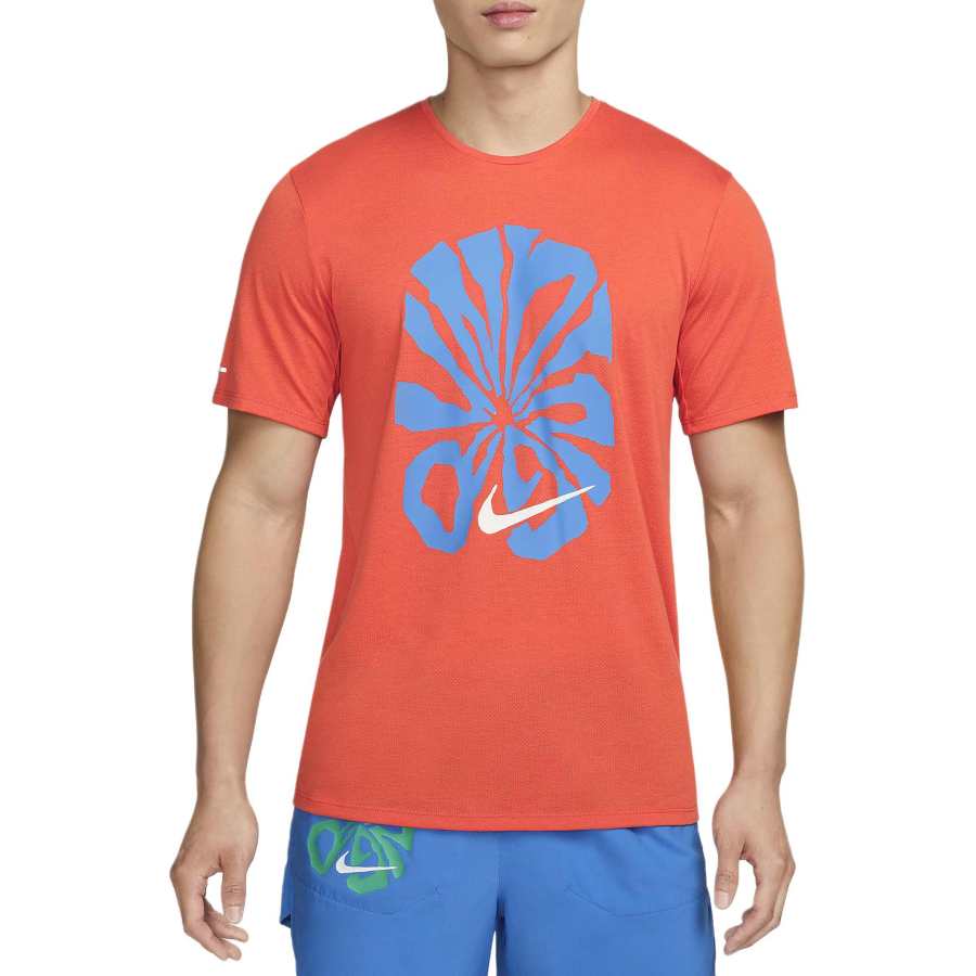 Nike Nike Rise 365 Run Energy Dri FIT T Shirt Men's Orange