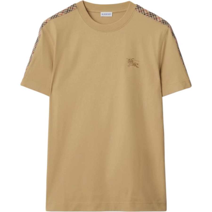 Burberry T Shirt Slim Fit Men's Khaki