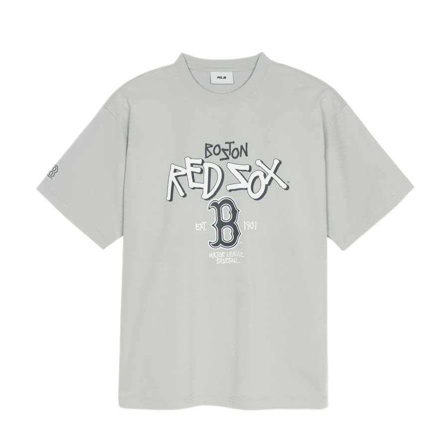 MLB MLB Boston Red Sox T Shirt Unisex Gray