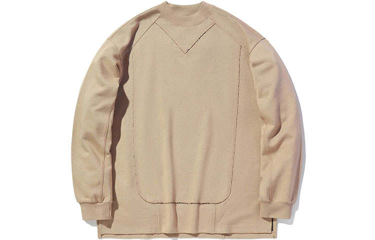 Li-Ning Li Ning Sweatshirts Men's Aromatherapy Apricot Crew Neck Moderate Regular