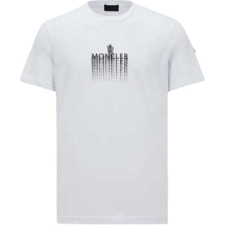 Moncler Logo Printed Crewneck T Shirt