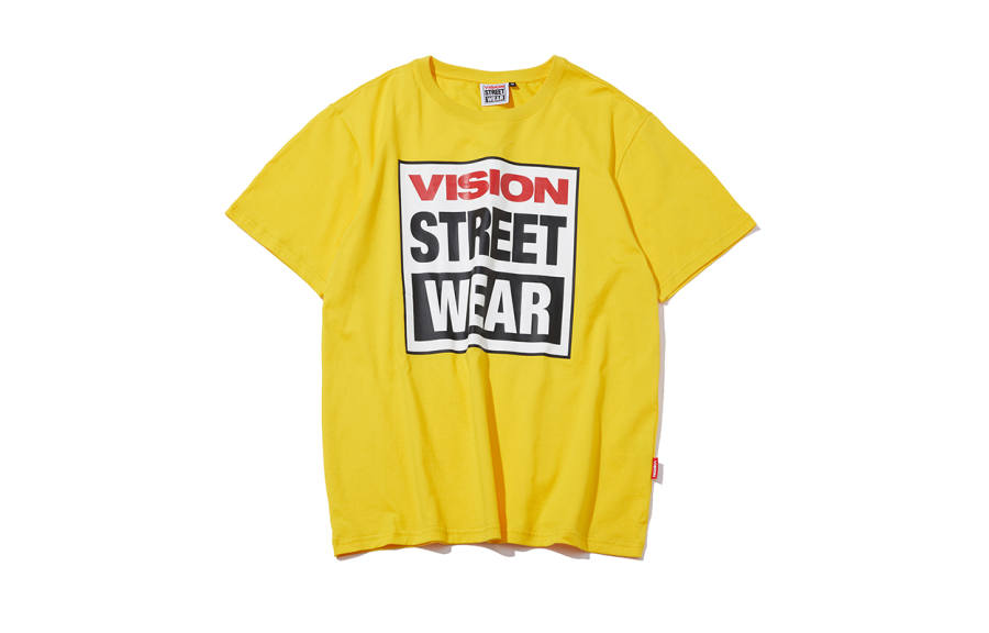 Vision Street Wear T Shirt Unisex Yellow