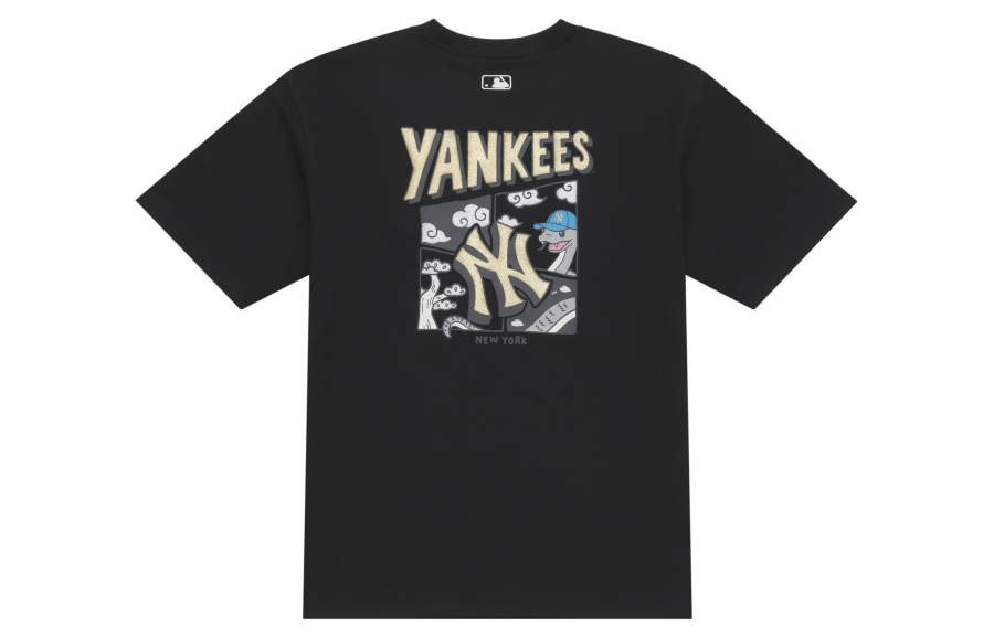 MLB New York Yankees SS25 T Shirt Unisex Black