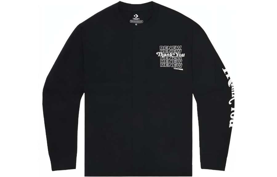 Converse Converse Renew Thank You Sweatshirt Men's Black