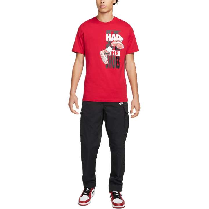 Jordan Jordan THE SHOES T Shirt Men's Gym Red