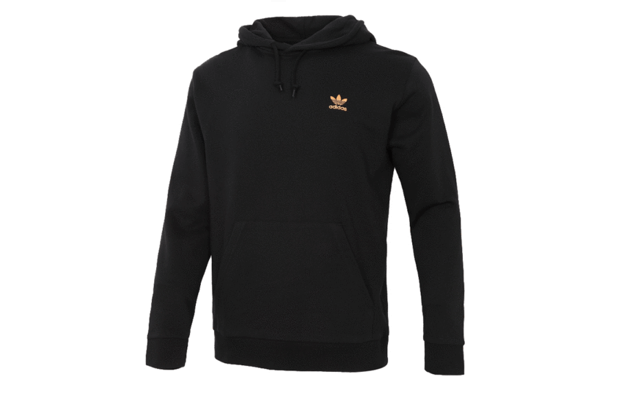 Adidas Originals Sweatshirts Men's Black Hooded Moderate Regular