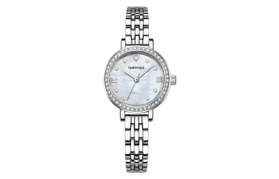 FAIRWHALE Smart Series Women's Watch Quartz Movement Stainless Steel Watchband Watch Women's Watch White Dial