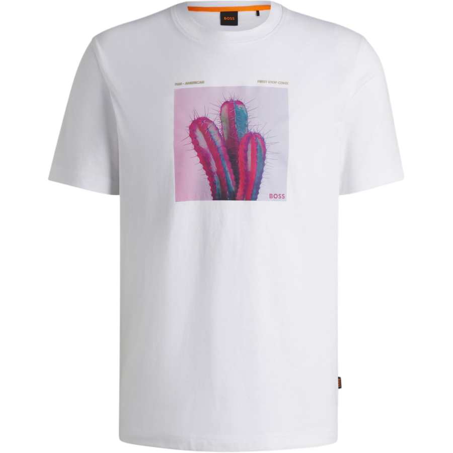 HUGO BOSS Boss Road Trip print Cotton T shirt