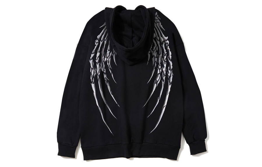 MIRACLE KILL MIRACLE KILL Hooded Loose Fit Sweatshirt Unisex