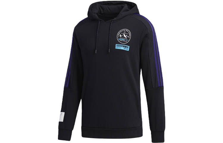 Adidas Neo Sweatshirts Men's Black Hooded Moderate Regular