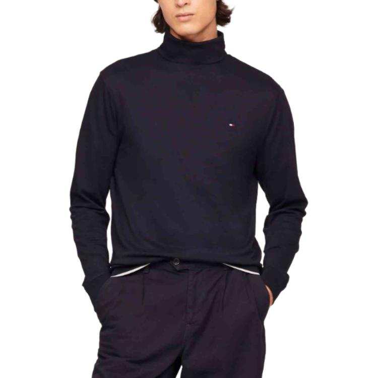 Tommy Hilfiger T Shirts Men's Turtleneck Moderate