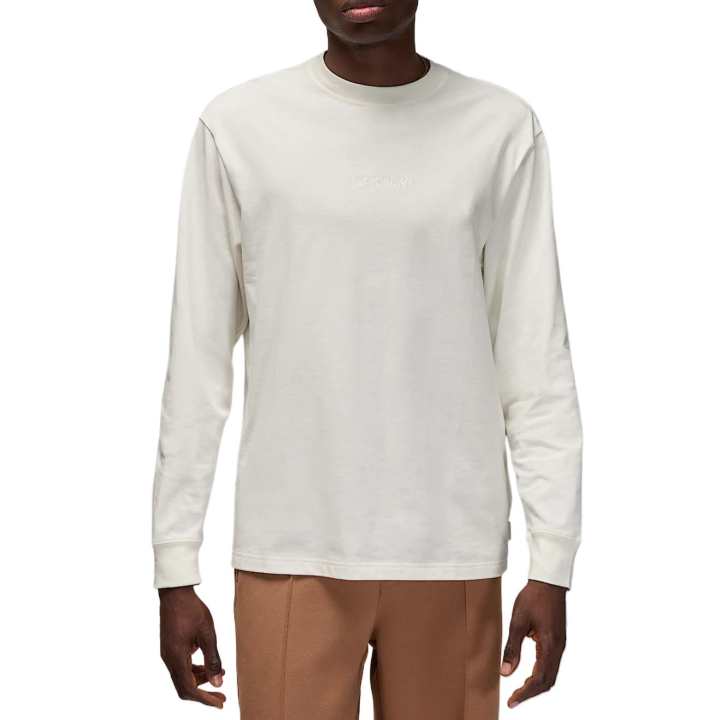 Jordan Jordan T Shirts Men's Ecru Crew Neck Moderate