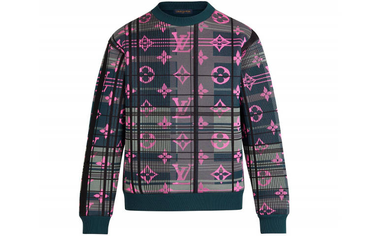 LOUIS VUITTON LOUIS VUITTON Monogram Jacquard Sweatshirt