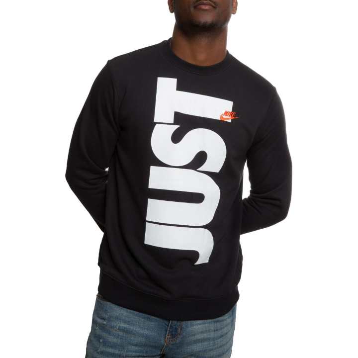 Nike Nike T Shirts Men's Black Crew Neck Moderate Straight Fit