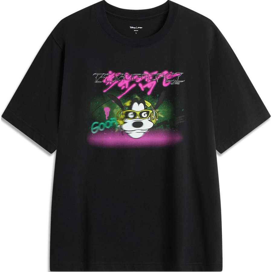 Li-Ning Li Ning x Disney T Shirt Men's Black
