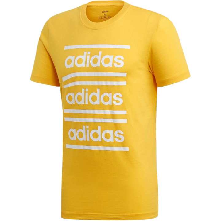 Adidas Adidas T Shirts Men's Yellow Crew Neck Moderate
